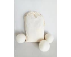 Drogerballen 6 Stuks - Wasbollen - Wasverzachter - Zero waste Dryerballs - Duurzaam - Herbruikbare Droogballen - Wit & Grijs - Energie besparen — afbeelding 1