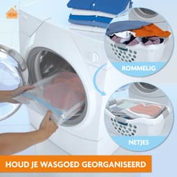 LaundrySpecialist Waszakken voor wasgoed - Set van 9 stuks - in verschillende afmetingen voor het veilig wassen van delicaat wasgoed, klein wasgoed en lingerie — thumbnail 2