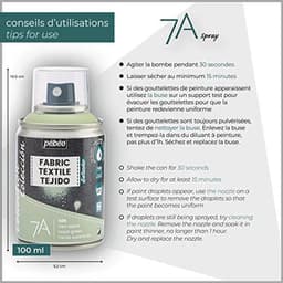 Textielverfspray voor natuurlijke en synthetische stoffen, op waterbasis, machinewasbaar - lichtgrijs 100 ml — thumbnail 3