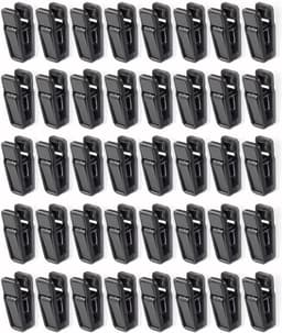 40x Wasknijpers Zwart - Sterke Antislip Kledingclips voor Kledinghangers — thumbnail 1