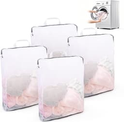 Vierdelige wasnetset - 50 x 60 cm - met handvat en ritssluiting - Stijl A — thumbnail 1