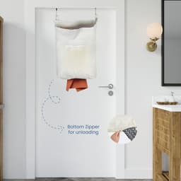 Wasmand - Katoen - 72*45 cm - Zwart - Grote inhoud — thumbnail 4