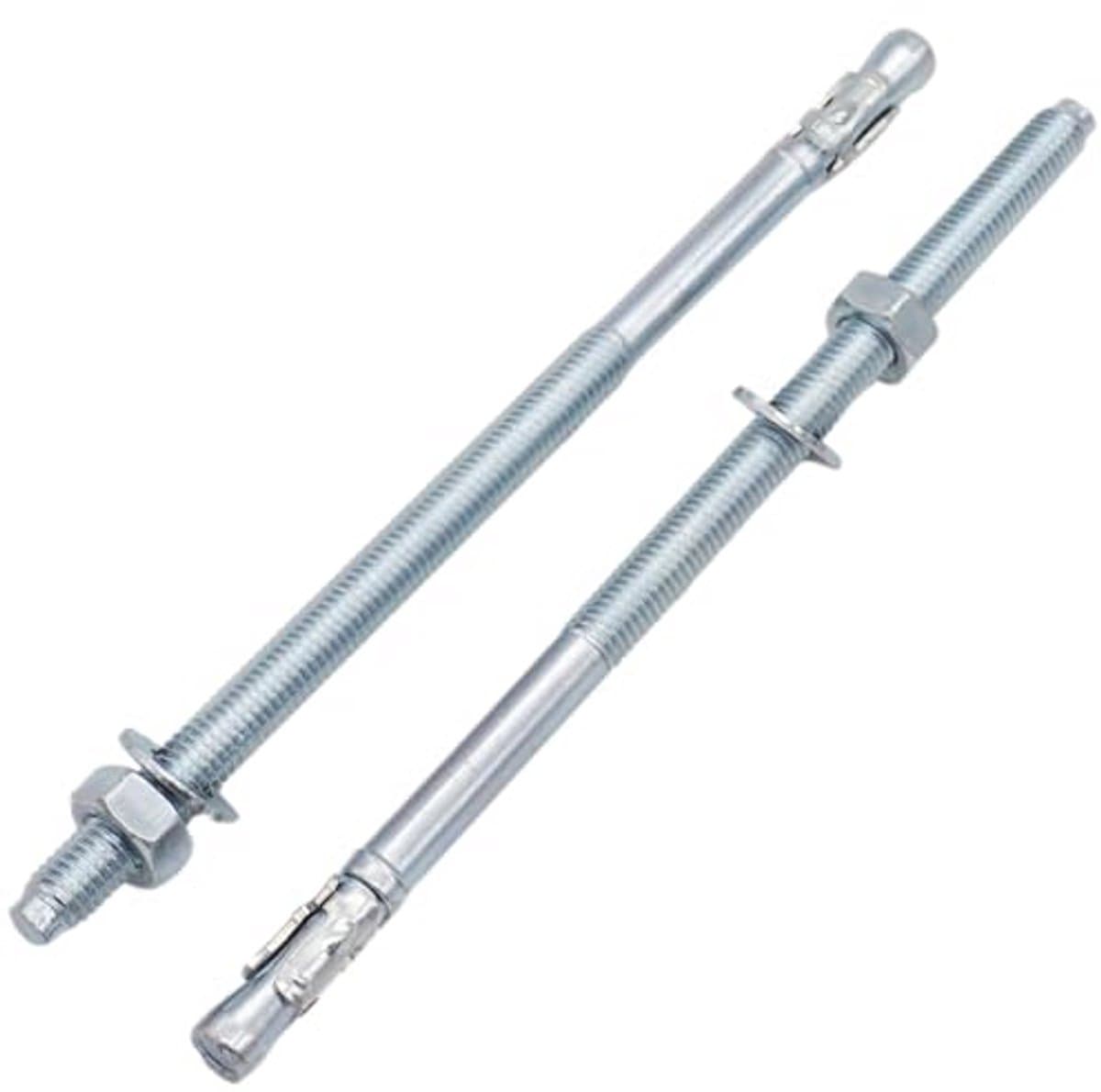 Verzinkte Wigankers M8 x 165 mm - 15 Stuks voor Metsel- en Betonankers — afbeelding 1
