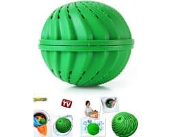 Doodadeals® Set van 2 Ecologische Wasbol - Wasballen - Wasbollen voor Wasmachine - 1500 Wasbeurten - Zonder Wasmiddel - Groen
