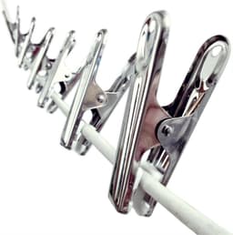 20 Duurzame Roestvrijstalen Wasknijpers met Zachte Grip en Anti-Vlek Pads — thumbnail 4
