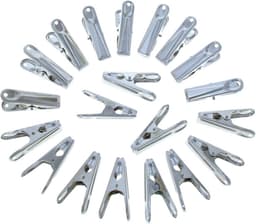 20 Duurzame Roestvrijstalen Wasknijpers met Zachte Grip en Anti-Vlek Pads — thumbnail 1