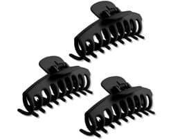 Set van 4 Grote Haarspelden met Klauwclips voor Dames en Meisjes, Antislip