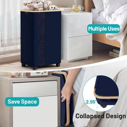 Grote Wasmand 75 Liter Donkerblauw — thumbnail 5