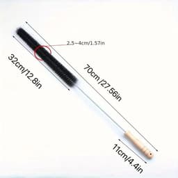 5 stuks - Wasmachine- & drogerreinigers - Wasmachine Reinigingsborstel - Lange Steel en Buigzame Kop voor Trommel, Rubber Afdichting en Droger Filters — thumbnail 2