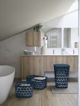 Curver Oceana Wasmand - 45L - 57,1x37,1x27,1cm - Nachtblauw — thumbnail 5