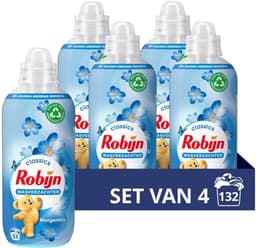 4x Robijn Wasverzachter Morgenfris 33 Wasbeurten 825 ml — thumbnail 1