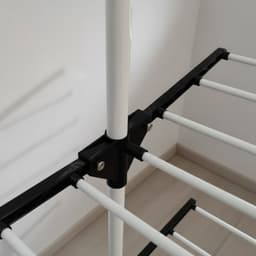 Verticale wasdroger met ruimte voor hangers, 160 cm, ALTO — thumbnail 2