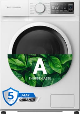Heinner HWM-M814IVSMNA+++ Slanke Wasmachine 8 kg – 15 Wasprogramma’s – 1400 tpm – Energieklasse A – Kinderslot – LED-Display – Wit – 5 Jaar Garantie — thumbnail 1