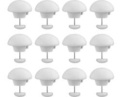 Allecta - Set van 12 Dekbedspelden - Antislip Dekbedclips voor Gordijnen, Quilts en Kussens - Wit
