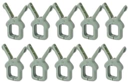 10-stuks Strandhanddoekclips - Wasknijperclips - Diefstalbestendige wasknijperclips - Ligstoelclips - Windbestendig - Geschikt voor binnen- en buitengebruik - Geschikt voor het drogen van handdoeken, kleding en beddengoed - Groen — thumbnail 1