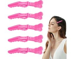 Set van 5 Professionele Kappersklemmen voor Haarstyling