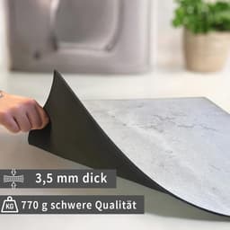 Antislip Wasmachine Beschermers Set van 2 - 60 cm Betonlook — thumbnail 2
