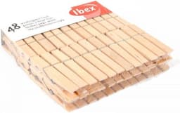 Wasknijpers hout 48 stuks — thumbnail 1