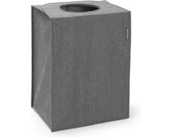Brabantia Wasmand - met Deksel - 55 l - Pepper Black — afbeelding 1