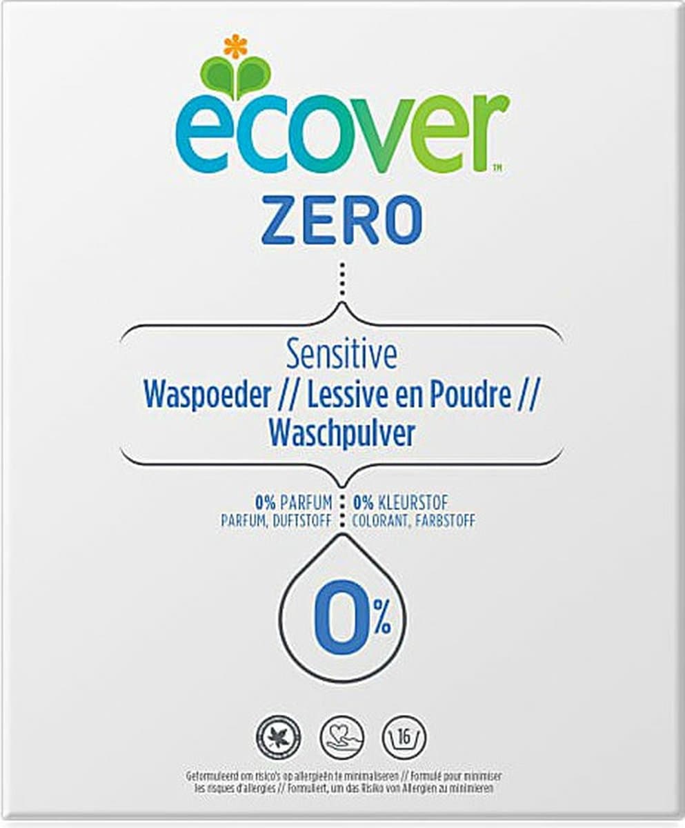 Ecover Waspoeder Universal Zero - 1,2 kg — afbeelding 1