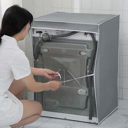 Wasmachine Deksel - Droger Beschermhoes - Apparaat Beschermen - Volledig Waterdicht - 60x56x83cm — thumbnail 4