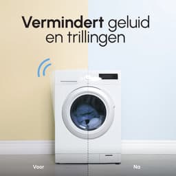 Bodo® Trillingsdempers Wasmachine - Droger – Set van 4 – Zwart — thumbnail 5