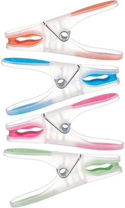 Anti-slip wasknijpers - 40x stuks - kleurenmix - kunststof - 8 cm — thumbnail 1