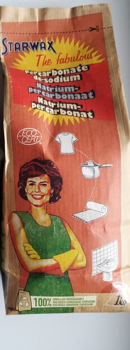 Starwax - Natriumpercarbonaat - 1 kg - Vlekverwijderaar - Witmaker - Voegenreiniger — thumbnail 1