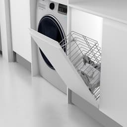 Eleganca Uitneembare Wasmand - 316 x 420 x 270 mm - kantelbare wasmand - compacte wassorteerder - inbouw wasbox - staal — thumbnail 1