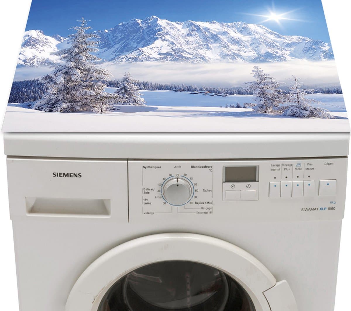 Papillon Wasmachine Beschermer - Antislip mat - 60x60 cm - Papillon Winter — afbeelding 1