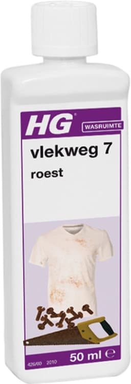 Hg Vlekweg Nr7 Roest verwijderaar textiel - Beton - Tegels - Plavuizen | 2 Stuks ! — thumbnail 1