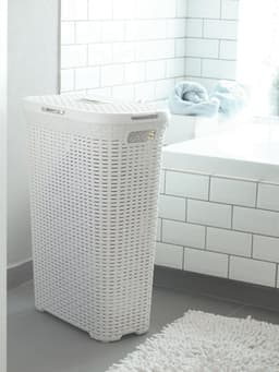Curver Style Wasmand met deksel - 40L - Vintage/Gebroken wit — thumbnail 4