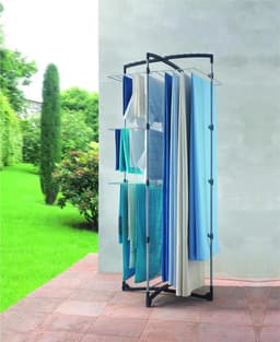 Metaltex - Fortino 4 - Droogtoren - Droogrek - 4 Etages - 33 meter Drooglengte - 69x64x171 cm — thumbnail 2