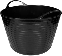 Benson Flexibele opbergmand - 12 liter - zwart - multifunctioneel - met hengsels — thumbnail 1