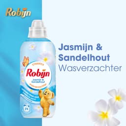Robijn - Wasverzachter - Jasmijn & Sandelhout - 8 flessen - 312 wasbeurten - Voordeelverpakking — thumbnail 3