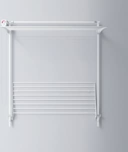 Foxydry Wall Plus 128 cm White - wanddroogrek -bediening links- 128 x 52 x 137 cm — thumbnail 2