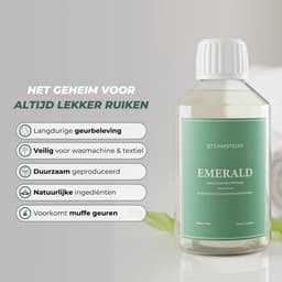 SteamStory Luxe Wasparfum Emerald - Bloemige geur met limoen, lotusbloem & muskus - 250 ml — thumbnail 3
