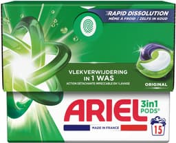 Ariel 3in1 Wasmiddel Pods Original - 4 x 15 wasbeurten — thumbnail 3