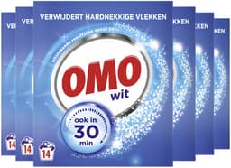 Omo Waspoeder - Wit - 6 x 14 wasbeurten - Voordeelverpakking — thumbnail 2