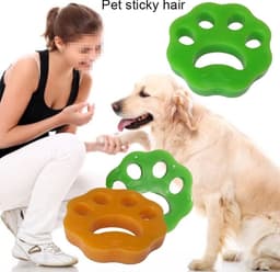 Pet Hair Remover voor Wasserij Wasmachine Haarvanger, Wasmachine Lint Filters Haarverwijderaar Bal voor wasmachine Ballen, Herbruikbare Schoonmaakbal - voor Wasserij Drijvende Huisdier Bont — thumbnail 4