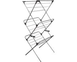 Wasrek verticaal opvouwbaar 58 x 55 x 138 cm