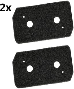 Bramokava – Droger Filter – 2 Stuks – Geschikt voor Bosch Siemens - Condensor Wasdroger Droogkast Schuimfilter – Alternatief voor 12007650 – 225x125x20 mm — thumbnail 1