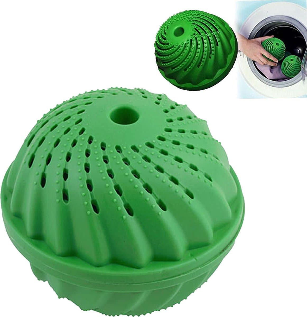 2 Stuks ecologische wasbal - keramische balletjes - duurzaam - wasballen - blauw - wasmachine reiniger - wasmachine - wasmiddel niet nodig — afbeelding 1