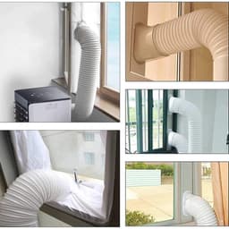 Flexibele afvoerslang voor airconditioning - Universele mobiele airco slang (13 cm diameter, 150 cm lengte) — thumbnail 5