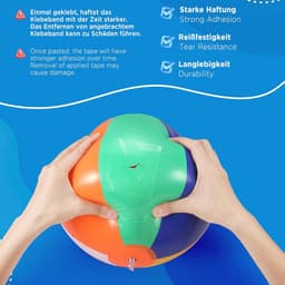 Waterdichte Reparatietape 5 m x 8 cm voor Zwembad, Luchtmatras, Trampoline en Meer — thumbnail 4