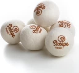 Texel Wollen Drogerballen XL 6 stuks in opbergzak met koord – Wasdrogerballen - Wasbollen - Droogballen - Duurzaam was drogen - Texelse wol en Merinowol — thumbnail 3