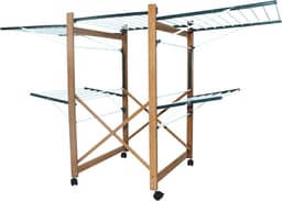 Droogrek Deluxe - Wasrek - 25 meter drooglengte - geschikt voor meer dan 2 wassen - Droogtoren - Aqua Laser — thumbnail 1