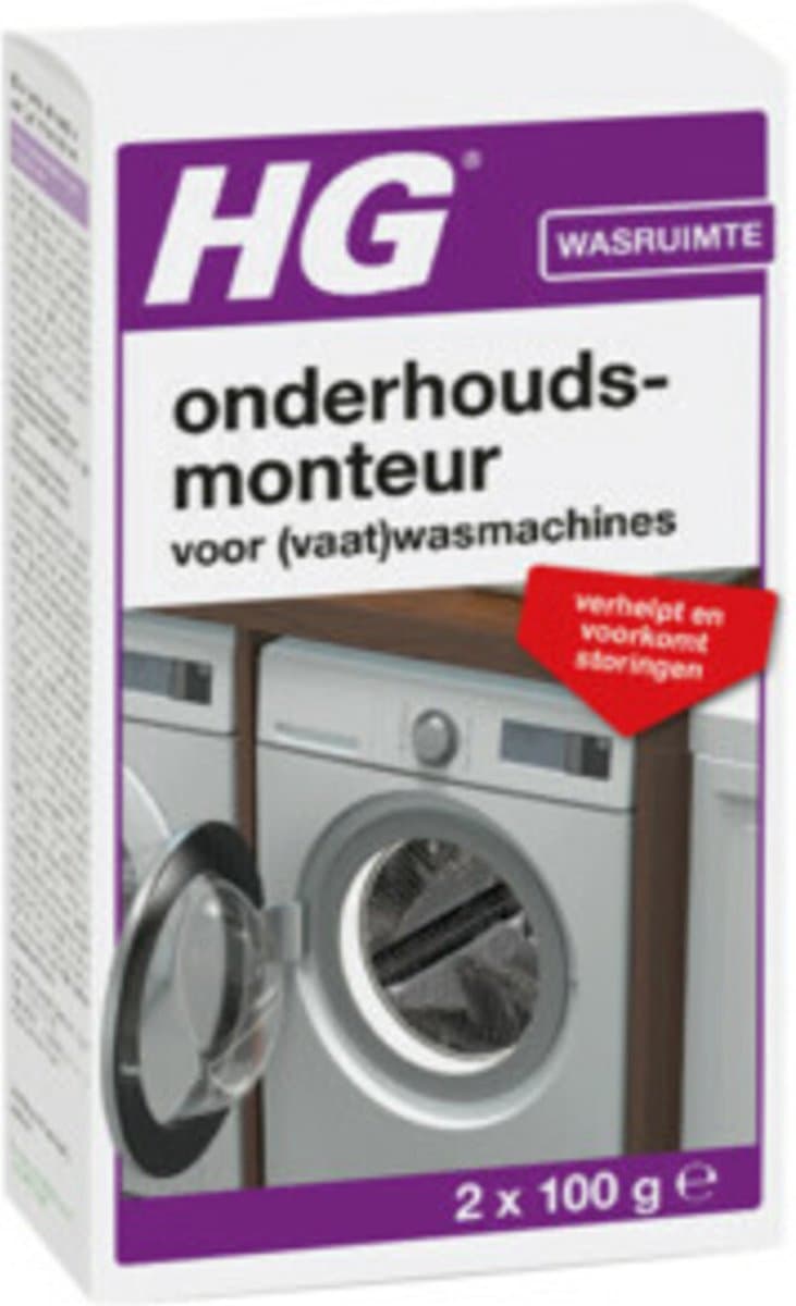 HG Onderhoudsmonteur Voor (Vaat)Wasmachines - 6 x 200 ml - Voordeelverpakking — afbeelding 1