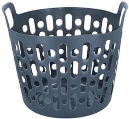 Flexibele wasmand - grijs - 35 liter - kunststof - 39 x 41 x 36 cm — thumbnail 2