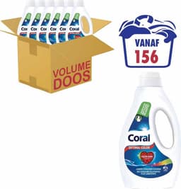 Coral - Vloeibaar Wasmiddel - Optimal Color - Voordeelverpakking 6 X 26 wasbeurten — thumbnail 1